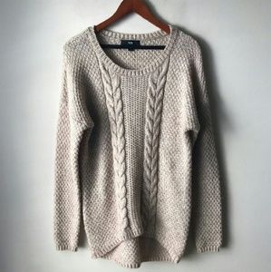 Beige Chunky Knit Sweater